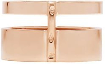 Shop Repossi Rose Gold Double Band Berbere Ring