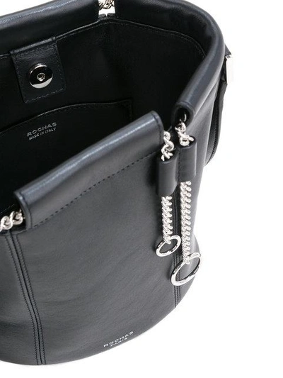 Shop Rochas Small Bucket Bag With Chain