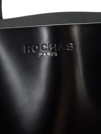 Shop Rochas Tote Bag In Black