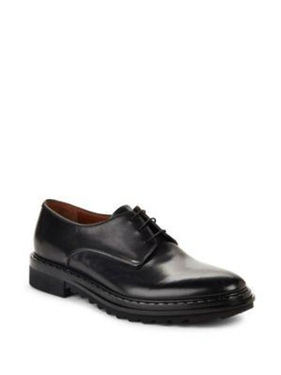 Givenchy Lace-up Leather Oxford In Black