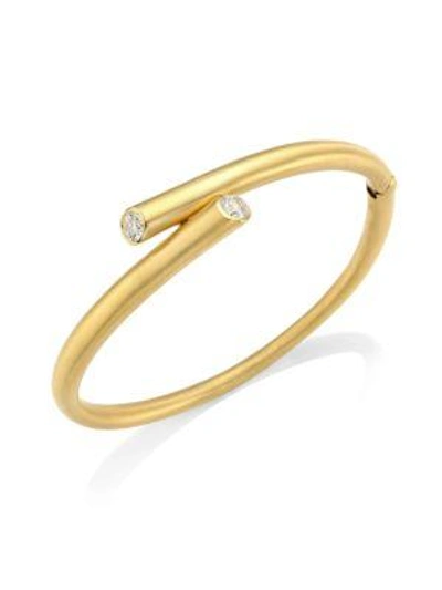 Shop Carelle Whirl Diamond & 18k Yellow Gold Bracelet