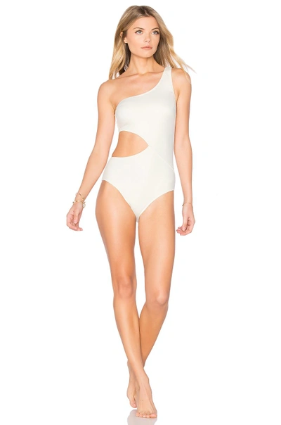 Shop Solid & Striped The Claudia One Piece In White