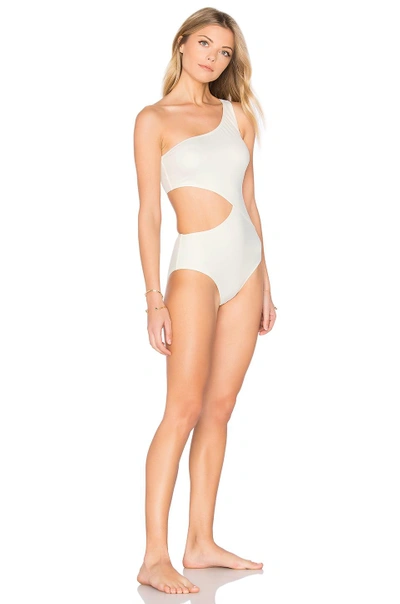 Shop Solid & Striped The Claudia One Piece In White