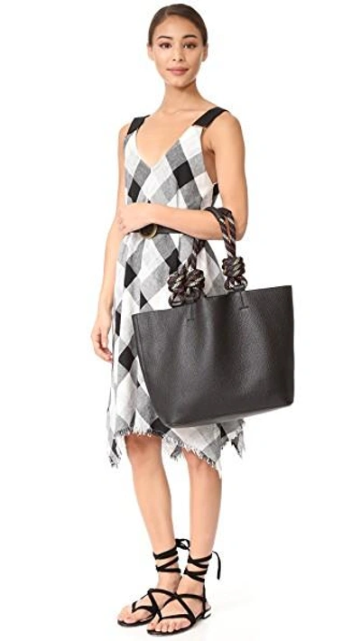 Shop Rebecca Minkoff Climbing Rope Tote In Black