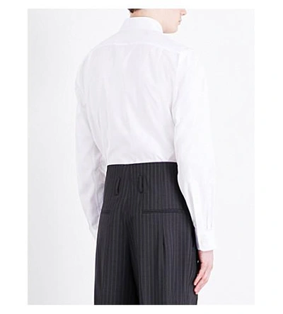 Shop Vivienne Westwood Classic-fit Cotton Shirt In White