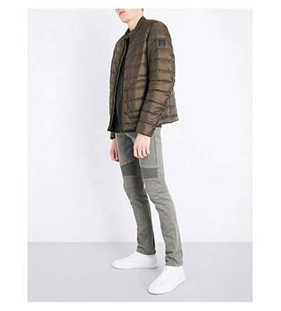 Belstaff Halewood Blouson Quilted Jacket In Green | ModeSens