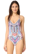 CAMILLA CROSSOVER SCOOP ONE PIECE SWIMSUIT