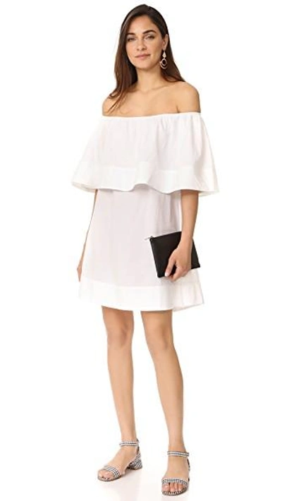 Shop Apiece Apart Piper Petal Dress In Cream