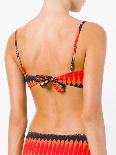 Shop Paul Smith Geometric Print Bikini Top