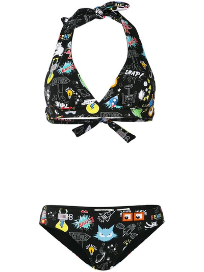 Fendi Space Print Bikini