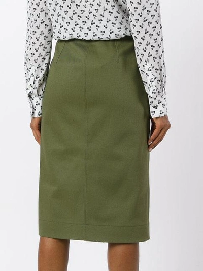 Shop Altuzarra Buttoned Straight Skirt