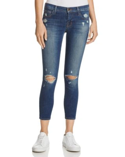 J Brand Crop Skinny Jeans In Affinity Destruct - 100% Exclusive