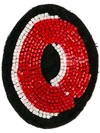 Olympia Le-tan Alphabet Patch In Black