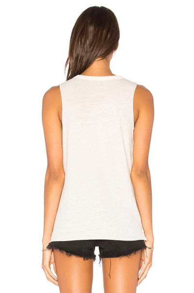 Shop Chaser Peace & Love Tank In Ivory