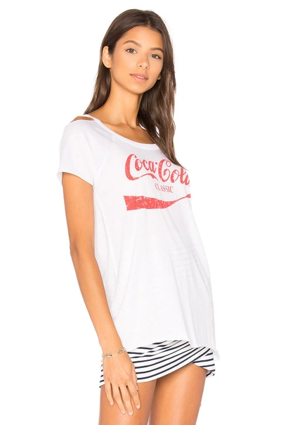 Shop Chaser Coca-cola Classic Tee In White