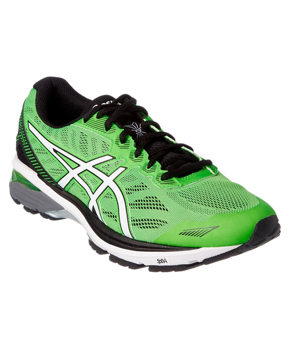 Asics Gt 1000 5 Men Round Toe Synthetic Green Running Shoe Modesens
