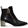 ROGER VIVIER Polly Zip Ankle Boot in Leather,RVW35720150CFFB999