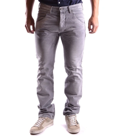 Neil Barrett Men's  Grey Cotton Jeans