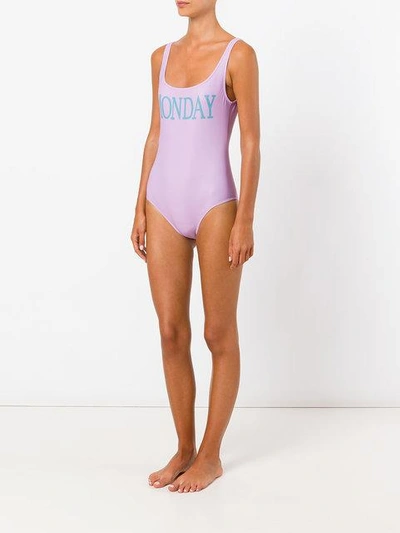 Shop Alberta Ferretti Monday Swimsuit In Pink
