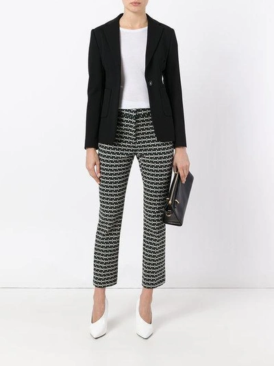 Shop Dorothee Schumacher Printed Cropped Trousers