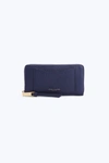 Marc Jacobs Recruit Navy Leather Continental Wallet