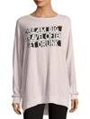 WILDFOX Front Graphic Sweater,0400094821261