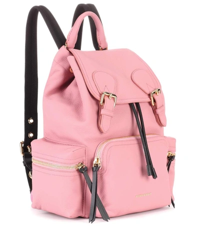 Shop Burberry The Large Leather Backpack