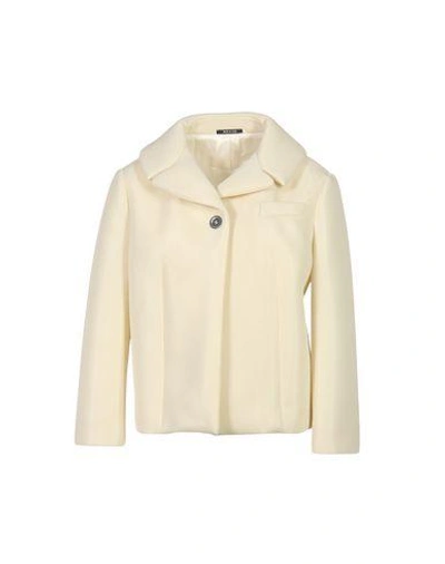 Shop Maison Margiela Jacket In Ivory