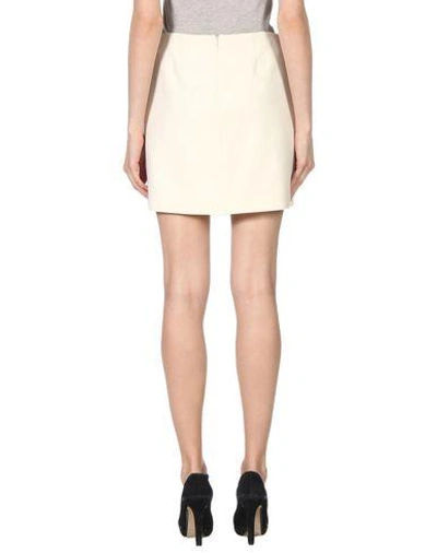 Shop Adam Lippes Mini Skirt In Ivory