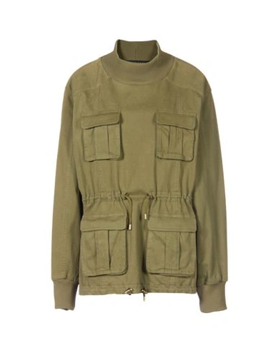 Balmain Jacket In Military Green