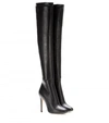 JIMMY CHOO Turner Leather Over-The-Knee Boots