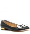 CHARLOTTE OLYMPIA Harmony Patent Leather Ballerinas