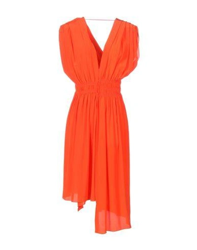 Vionnet Knee-length Dress In Orange