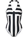 NORMA KAMALI striped swimsuit,SW426XNL30721012036906