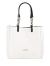 KARL LAGERFELD REVERSIBLE FAUX LEATHER TOTE,0400090297138