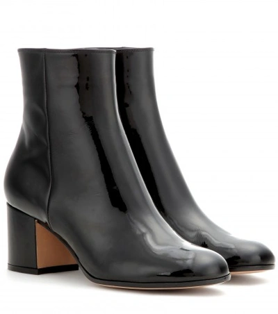 Shop Gianvito Rossi Mytheresa.com Exclusive Patent-leather Ankle Boots In Eero