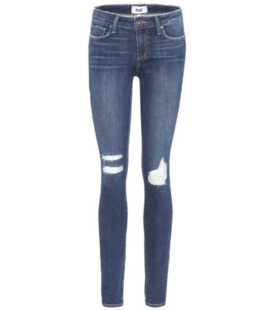 Paige Skinny Jeans In Blue