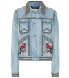 GUCCI EMBELLISHED DENIM JACKET,P00254050