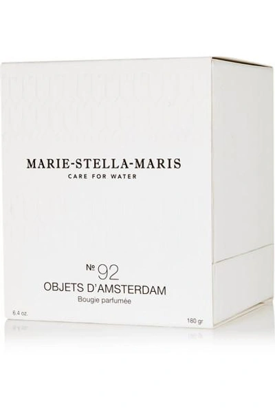 Shop Marie-stella-maris No.92 Objets D' Amsterdam Scented Candle, 180g In Colorless