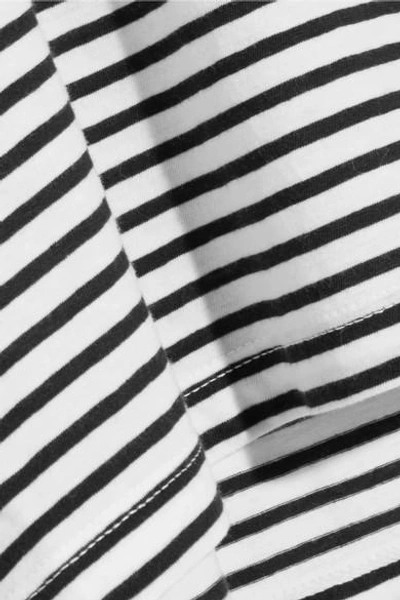 Shop Alexander Wang T Striped Cotton-jersey T-shirt