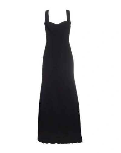 Victoria Beckham Long Dress In 블랙