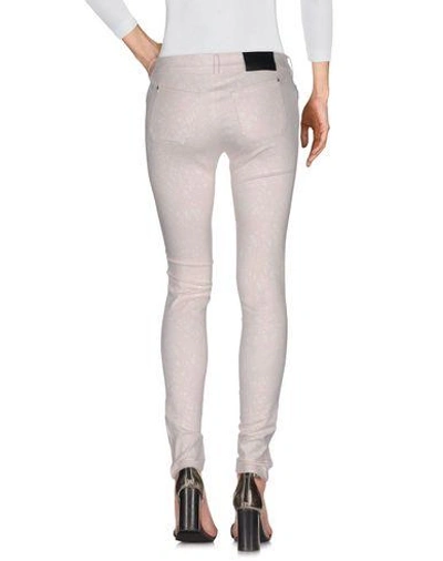 Shop Balenciaga Denim Pants In Light Pink