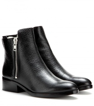 3.1 Phillip Lim / フィリップ リム Alexa Leather Ankle Boots In Llack