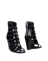 RICK OWENS ANKLE BOOTS,11256909NV 7