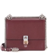 FENDI Kan I small leather shoulder bag