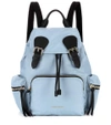 BURBERRY The Medium leather-trimmed backpack