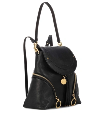 Shop See By Chloé Leather Backpack In Black