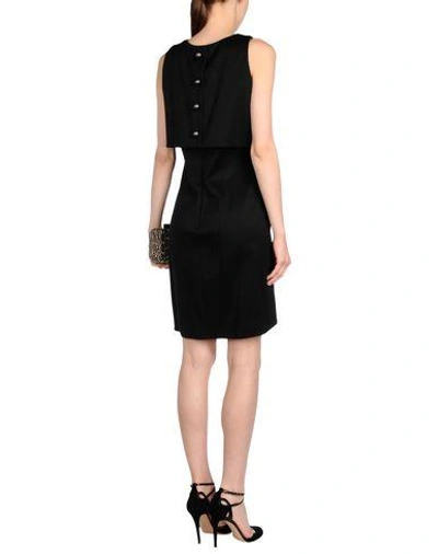 Shop Fendi Short Dress In Black