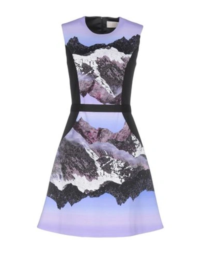 Peter Pilotto Short Dresses In Lilac