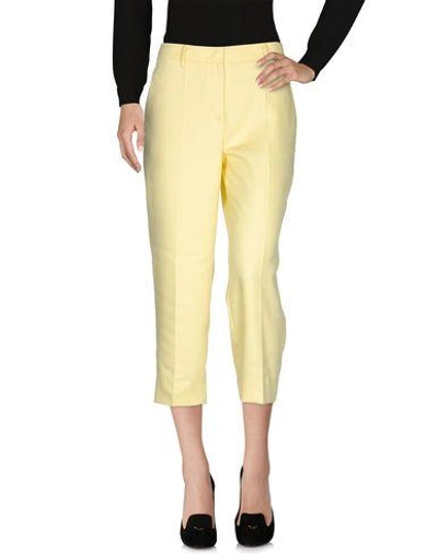 Prada Casual Trousers In Yellow